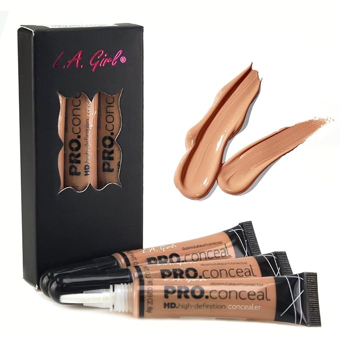 LA Girl HD Pro Conceal High Definition Concealer of 3)