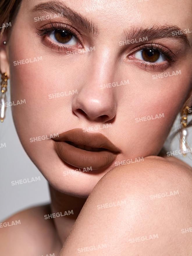 SHEGLAM Lip Liner Creamy Matte Pencil High Pigment Not Easy to Fade Silky Smooth Matte Contour Tint Lip Makeup-Mojave
