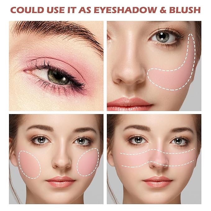 Boobeen Powder Blush, Single Color Blush Face Blush