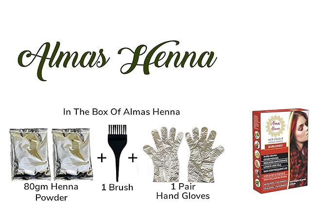 Almas Henna 80 GRAM Hair
