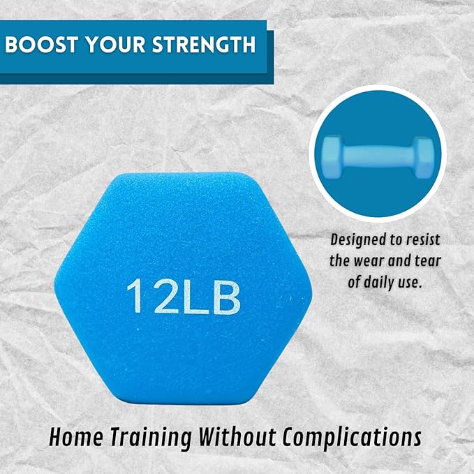 FUXION SPORTS Hexagon Neoprene Coated