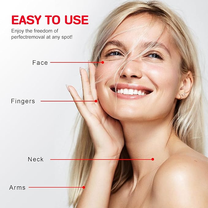 tuokiy Facial Hair Remover for Women, Face Shaver for Women, Lady Face Electric Razor for Lip, Chin, Peach Fuzz, 2 Replacement Heads and USB Rechargeable