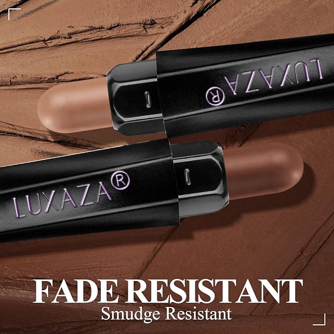 Neutral Eyeshadow Stick Makeup Set, Matte Cream Eye Shadow Eyeliner Brightener Pencil Crayon - Classic 6PCS A001