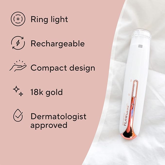 Finishing Touch Flawless Body Touch Up, Electric Razor for Women, Closest Shave for Stubble, Body Hair Removal