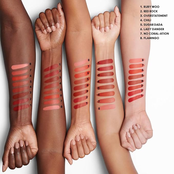 MAC Macximal Silky Matte - Ruby Woo for Women - 0.11 oz Lipstick