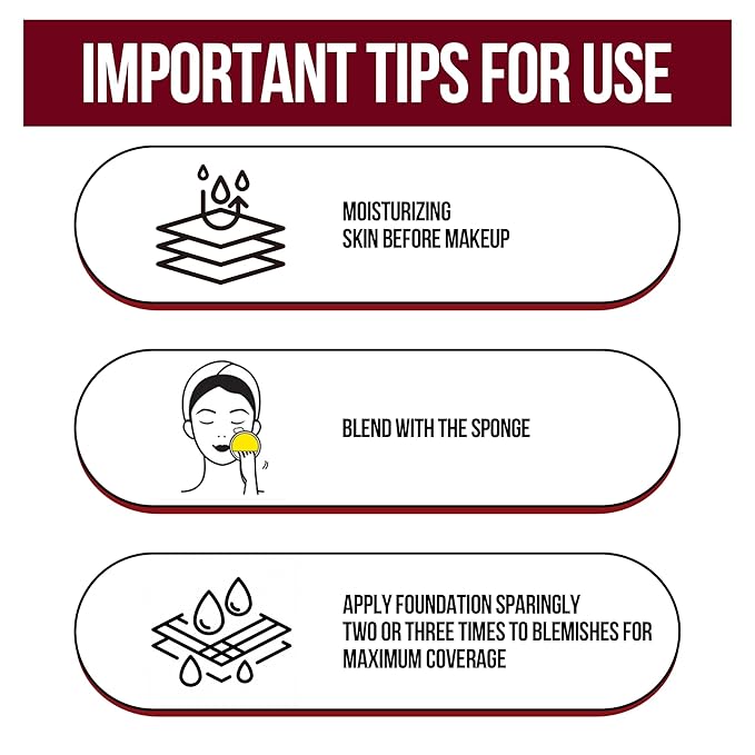 FV Waterproof Foundation with Oil-control, Long Lasting & 30g