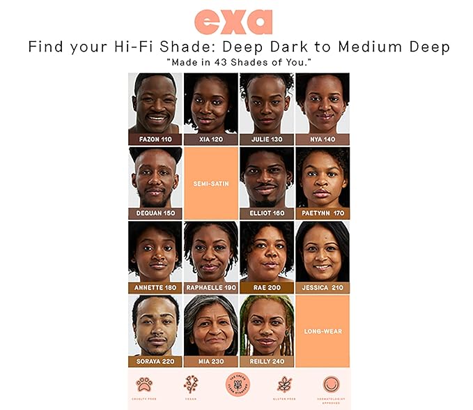 Exa Beauty - Natural High Fidelity Foundation |