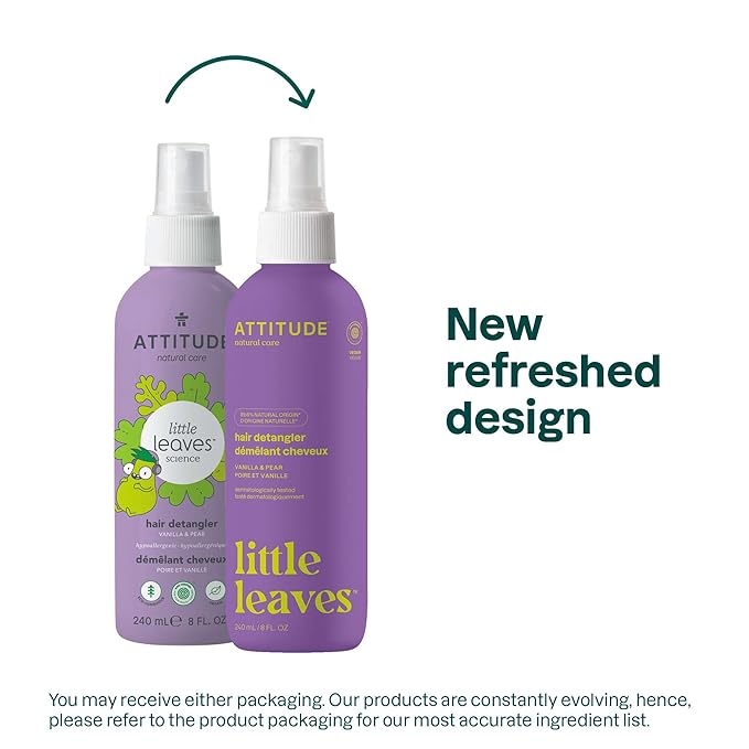 ATTITUDE Rinse-free Hair Detangler for