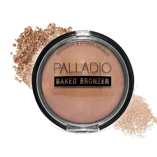 Palladio Baked Bronzer, Highly Pigmented and Easy to