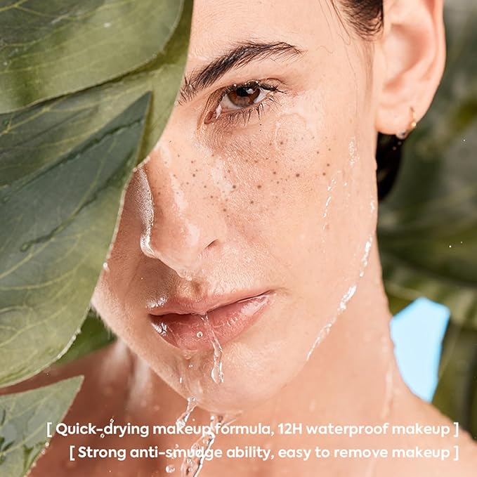 Erinde 2PCS Freckle Pen, Natural Lifelike Freckle Makeup Dark Brown