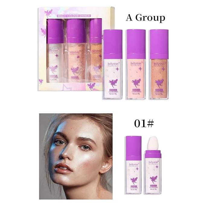 Highlighter Makeup Stick - Patting Powder, Body Glitter