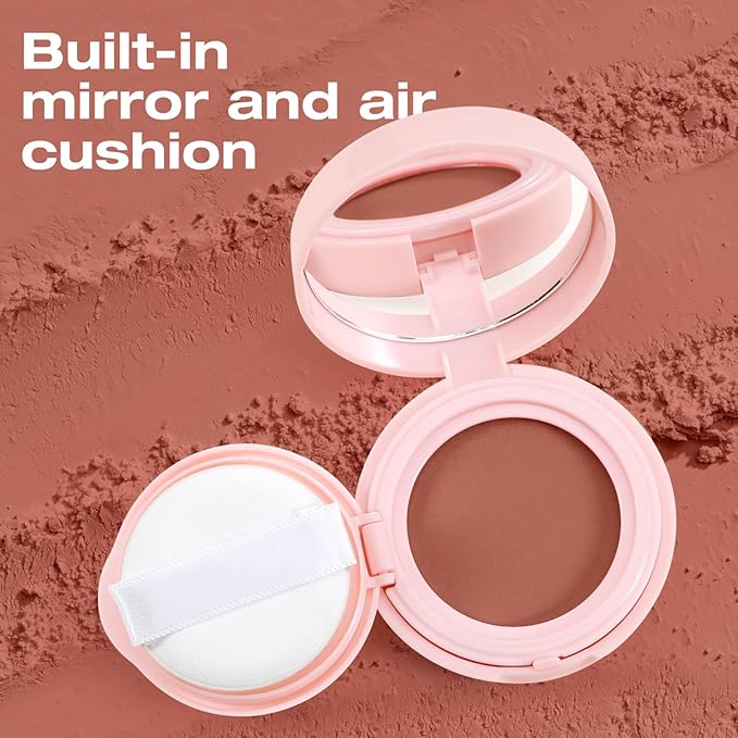 AFGHOZ Pink Cream Blush Powder, Matte Blush Shadow Mature Skin