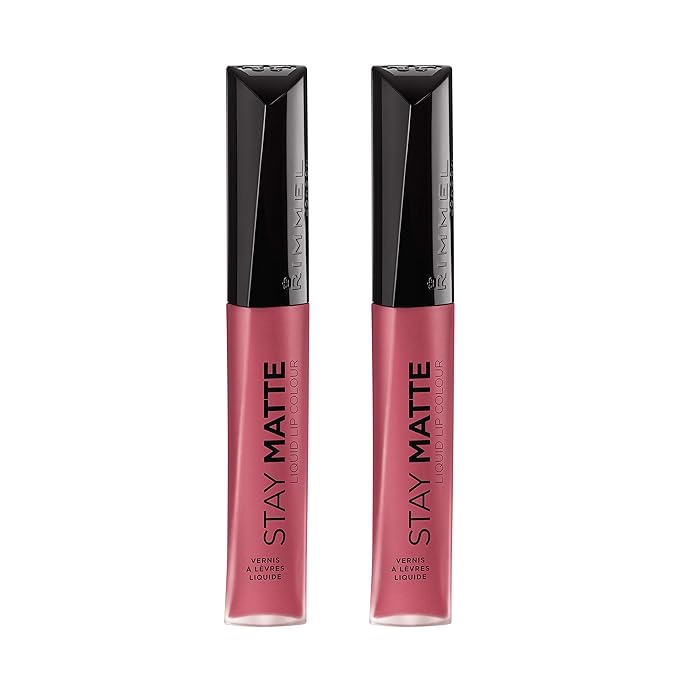 Rimmel Stay Matte Liquid Lip Color, Rose & Lip