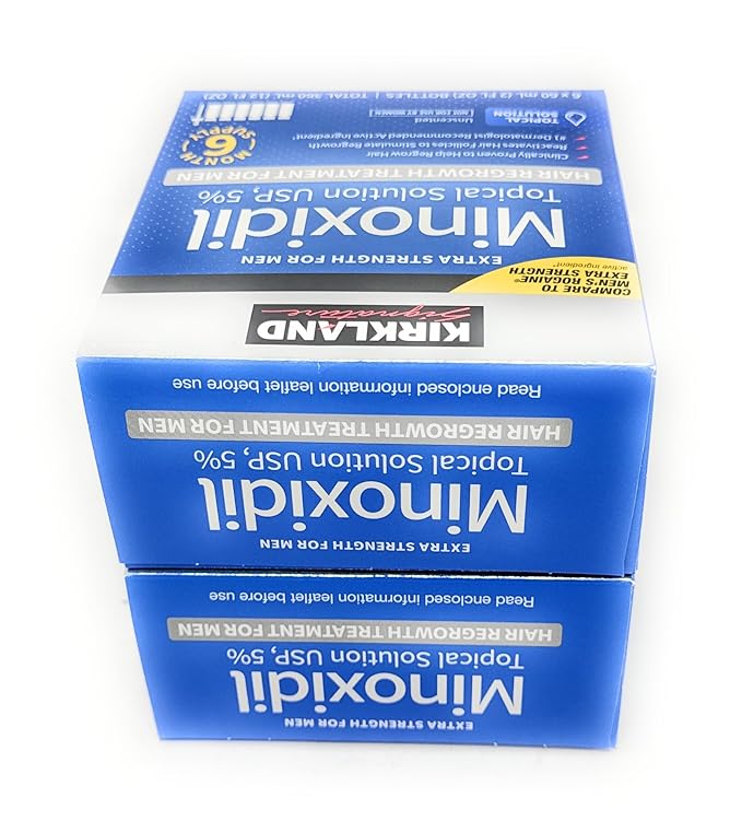 Kirkland WeyDOc Minoxidil 5 percent Extra Strength Hair Regrowth for Men, 12 Months