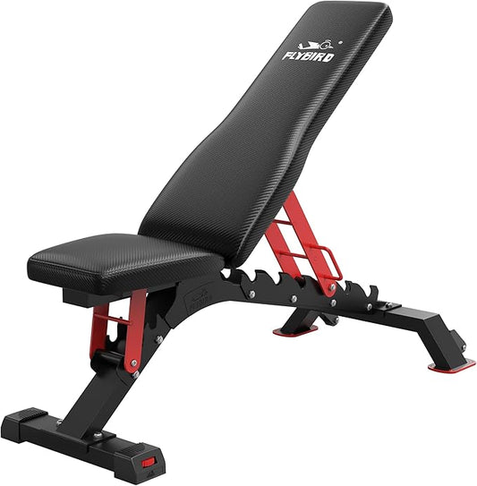 FLYBIRD Weight Bench 1200LBS Weight