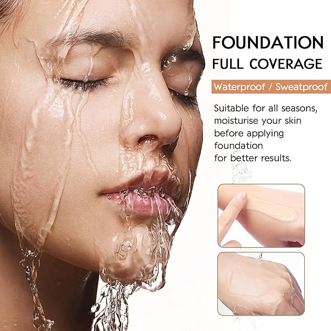 Matte Oil Control Concealer Foundation Flawless Soft Long (#102 Nude)