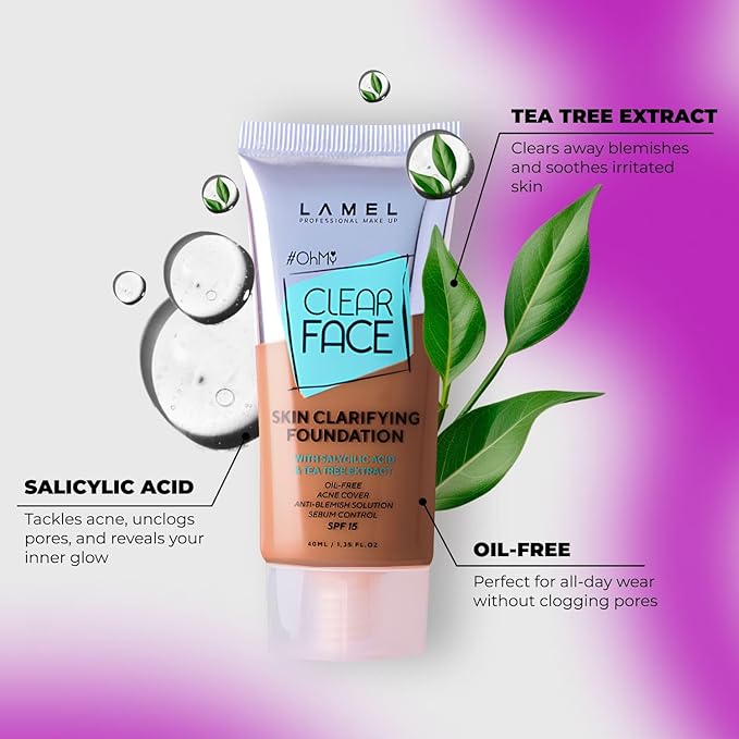 LAMEL OhMy Clear Face Full Coverage Foundation -