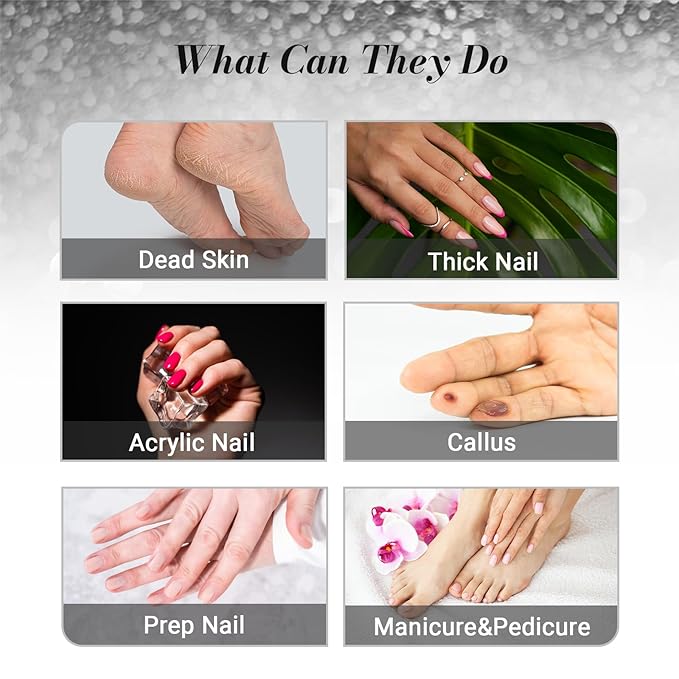 Melodysusie 50 pcs nail drill