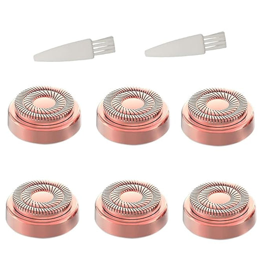 for Finishing Touch Replacement Heads Flawless Facial Hair Remover Gen 2,Double Halo Painless and Smooth (6PCS, GEN 2)
