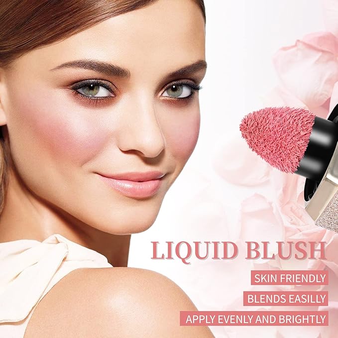 Soft Cream Blush, Liquid Blush for Natural Dewy Foggy Pink