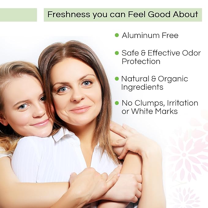 Good for You Girls Aluminum-Free, Natural & Vegan Deodorant for Kids, Preteens, Teens, Safe & Effective Odor Protection, Clear Roll-On, Natural Fragrance | Fresh Honeydew, 3 oz (Pack of 1)