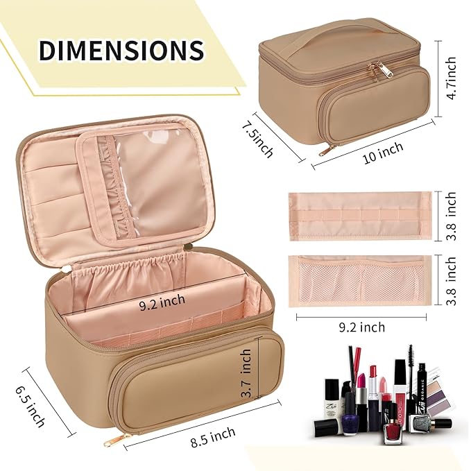 Ocheal makeup bag, multifunctional make