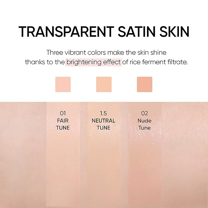 Skin Tune Vegan Cover Cushion Foundation 02 NUDE