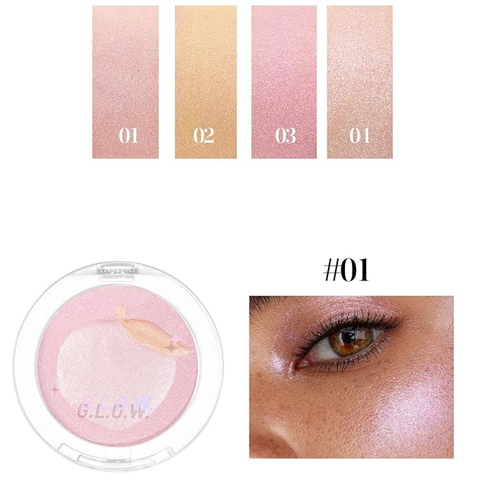Highlighter Makeup Palette Face Highlighter Palette Glitter Highlighter