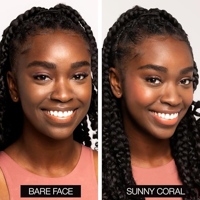 Palladio Liquid Blush for Cheeks & Lips 2-in-1 Sunny Coral