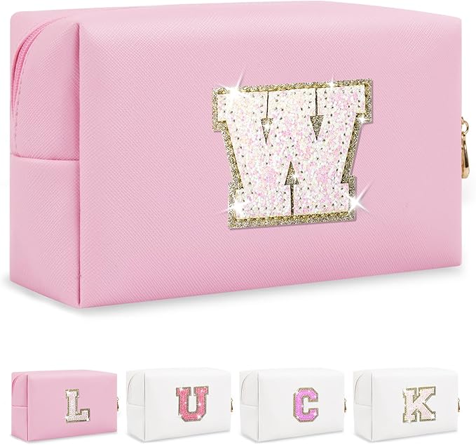 Personalized initial letter patch makeup