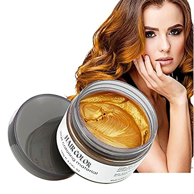 Gold Temporary Hair Color,Natural Hair