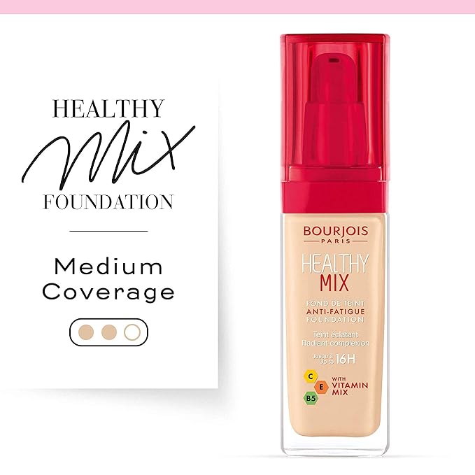 Bourjois Healthy Mix Anti-Fatigue Medium Coverage Liquid Foundation 30ml