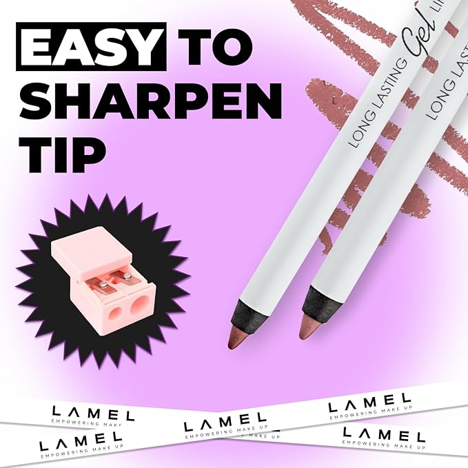 Lamel Matte Gel Lip Liner Pencil | Weightless&CreamyTexture Lip 7g