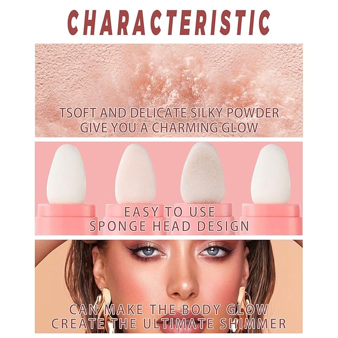 2 Colors Polvo De Hadas Fairy Highlight Stick Pearl White)