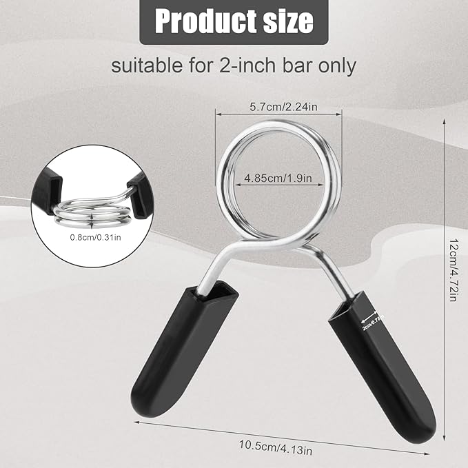 4pcs 2 Inch Barbell Clamps