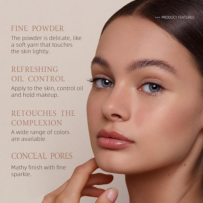 Loose Setting Powder Translucent, Face Matte Finishing Powder