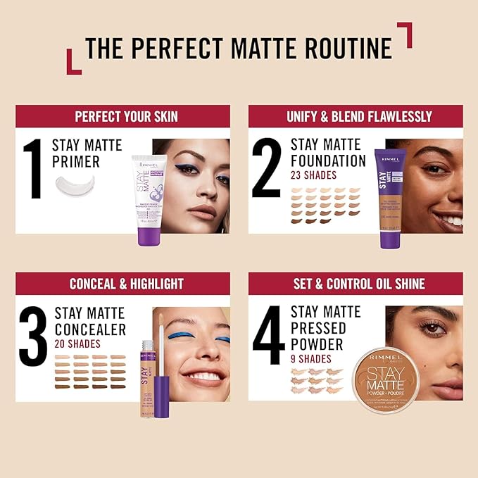 Rimmel London Stay Matte - 532 Golden Amber Free Radicals, 0.23oz