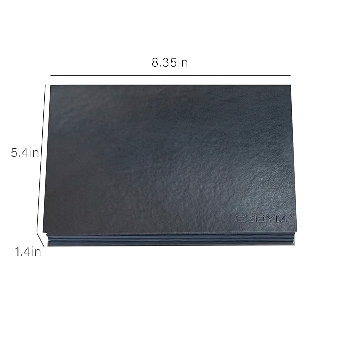 4 layers Empty magnetic Book Shaped palette （Black
