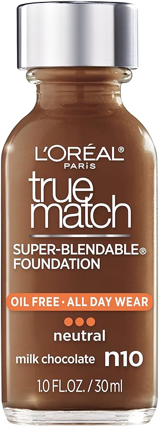 L'Oreal Paris Makeup True Match Super-Blendable Liquid Foundation, Oz,1 Count
