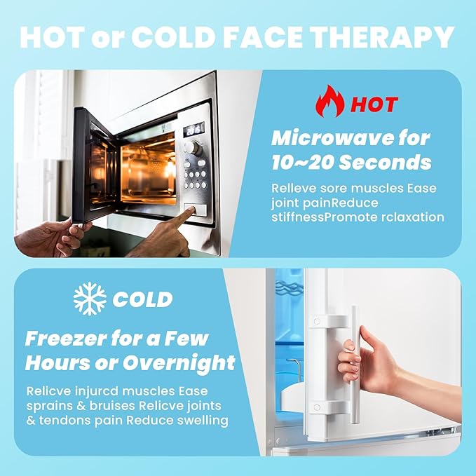 Ice face eye mask for