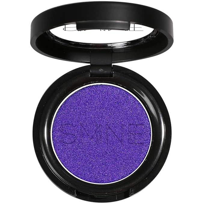 IS'MINE Single Purple Shimmer Eyeshadow Powder Palette High Pigment, Longwear, Intense Color Best Purple Violet Eyeshadow