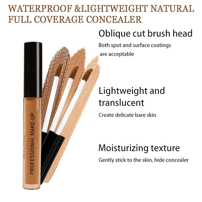 Full Coverage Liquid Matte Concealer Multi-Use Contour Concealer Lasting Makeup(03#)
