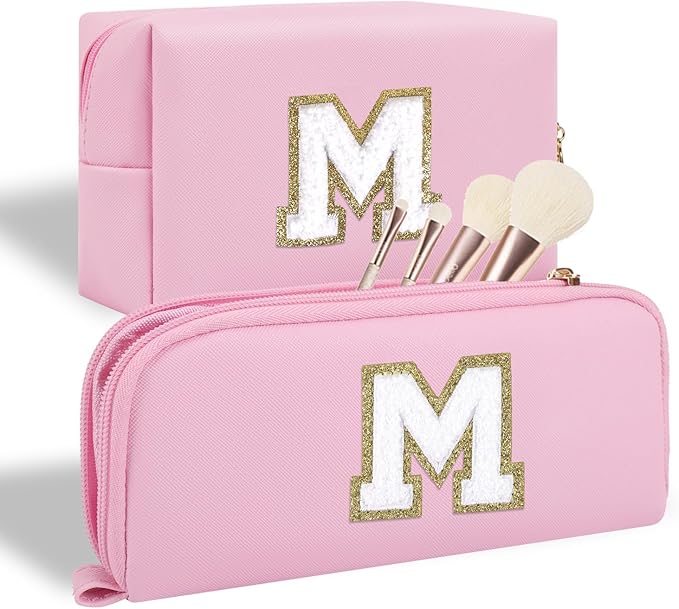 2pcs personalized initial letter makeup