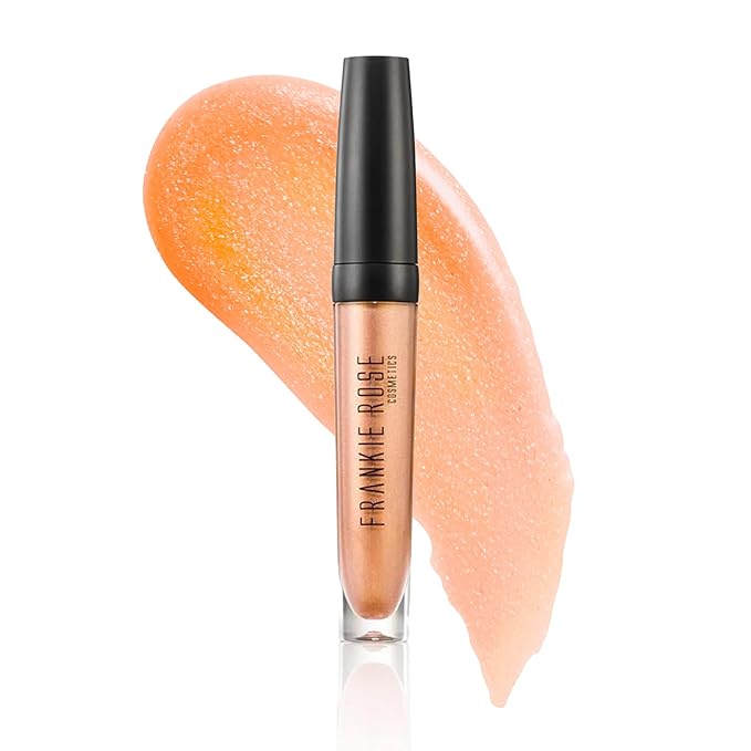 Frankie Rose Cosmetics Lip Gloss | Non-Sticky, Long Lasting, Hydrating & Bold Pigment, So Fetch Shimmer, 20g