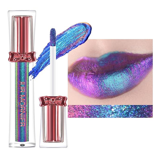 Super Stay Lip Gloss,Multichrome Colorstay Overtime Lipcolor,Highly Pigmented Instant Glitter Liquid Lip Makeup,0.12 Fl Oz (05, 3.5ml)