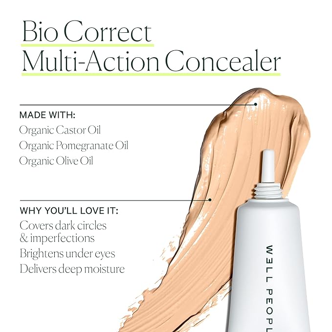 Well People Bio Correct Concealer, Full-coverage, Nourishing Liquid