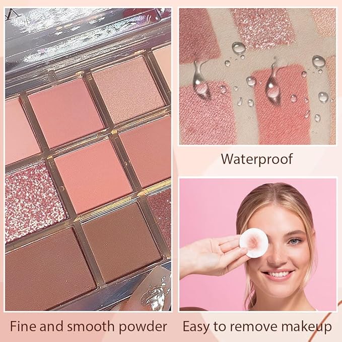 12 Girds Colorful Matte Shimmer Eyeshadow Palette