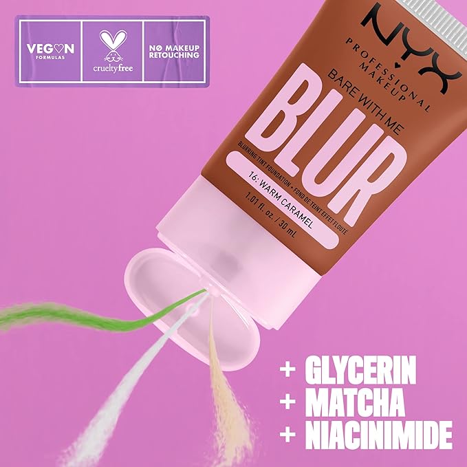 NYX PROFESSIONAL MAKEUP Bare With Me Blur Skin Warm Caramel