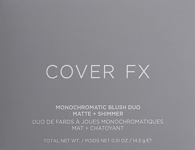 COVER FX Monochromatic Powder Blush Duo - Mojave Impact Color