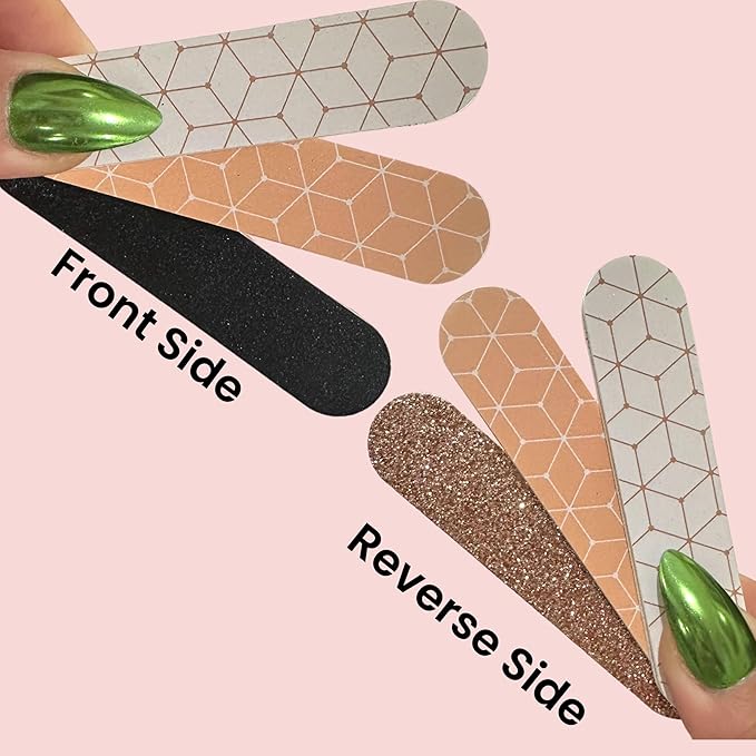 Set of 18 dual-sided nail